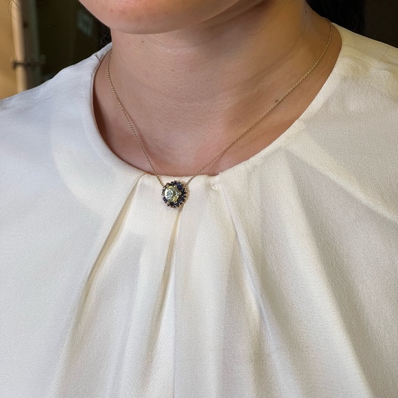 Genuine Giorgio Armani runway couture 100% silk reversible white top - Picture 8 of 15